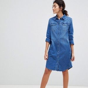 Denim button up shirt dress - Lee Jeans